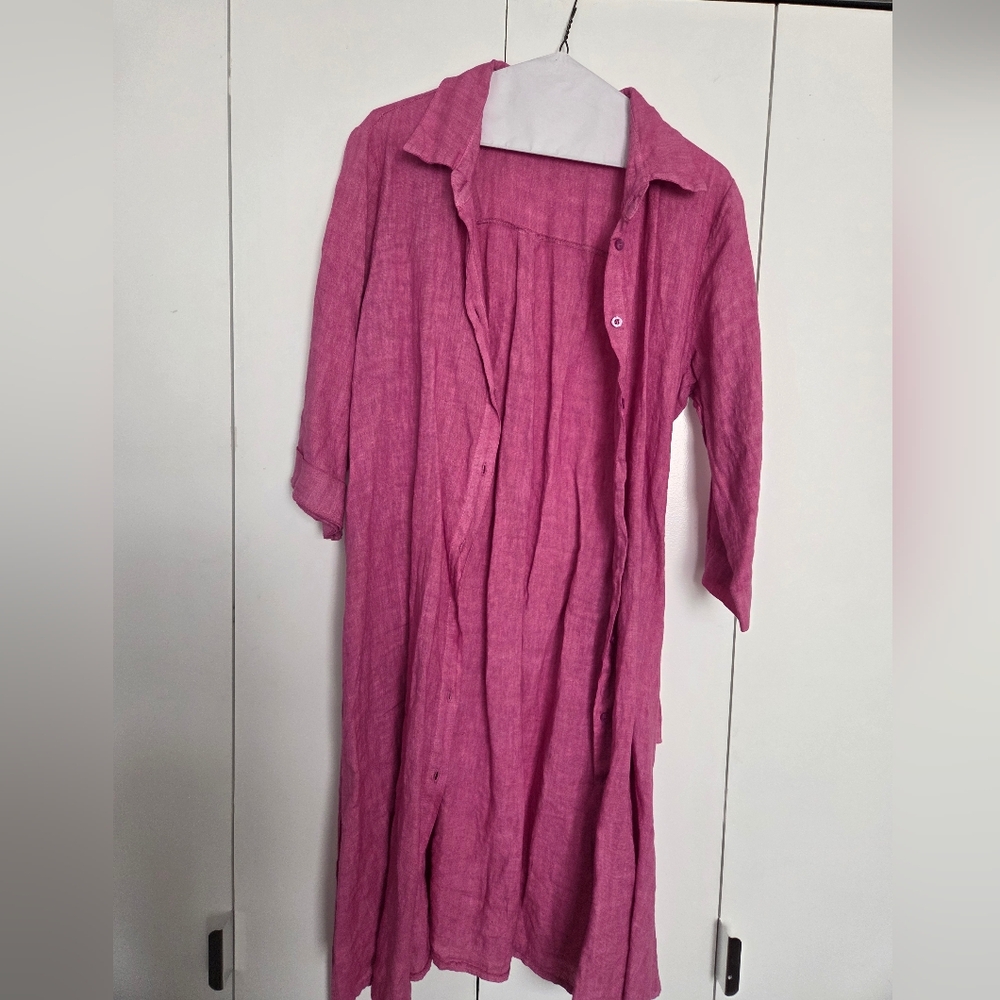 NEVER WORN! Chic Piazza Roma Long Sleeve Pink Dress